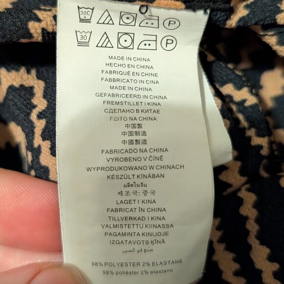 Michael Kors Geometric Patterned Women's Pants - Sz S - Picture 5 of 7